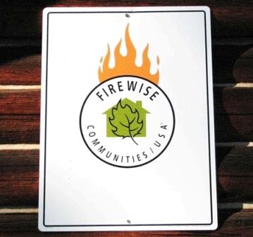 Firewise sign