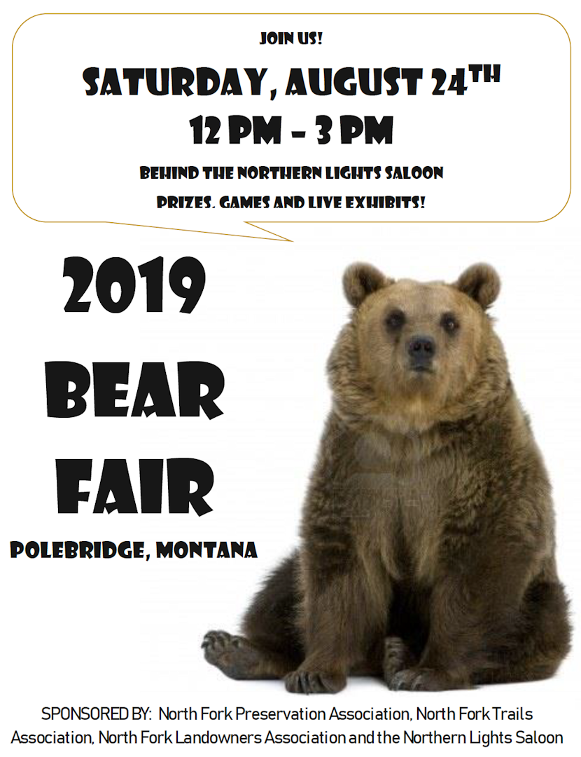 2019 Bear Fair Poster
