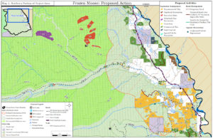 Frozen Moose Proposed Action map 1 - north