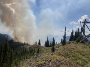 Coal Ridge Fire from the Ridge, August 23, 2022 - USFS