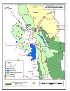 Flathead National Forest prescribed burns, 2022